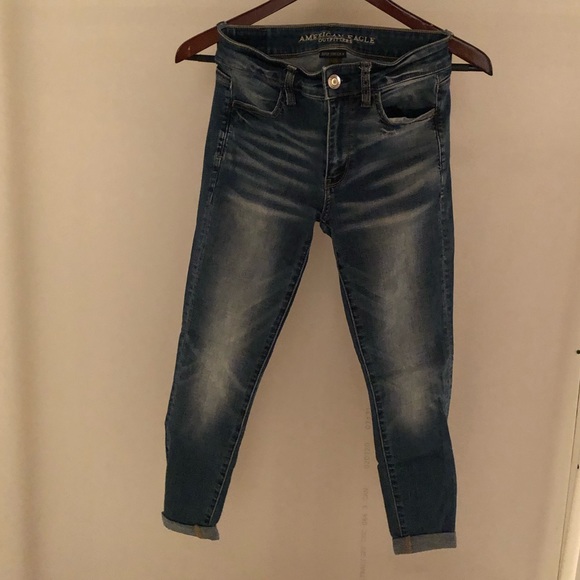 American eagle high waisted jeans